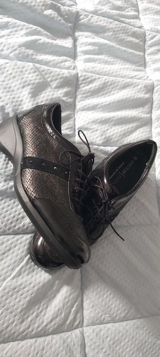 Zapatos Doctor Cutillas Negros/Plata