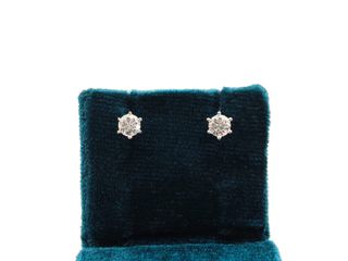 pendientes oro 18k con piedra con circonita