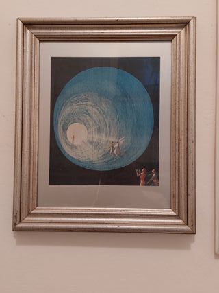 Serigrafia su acciaio Ascesa all'Empireo H. Bosh