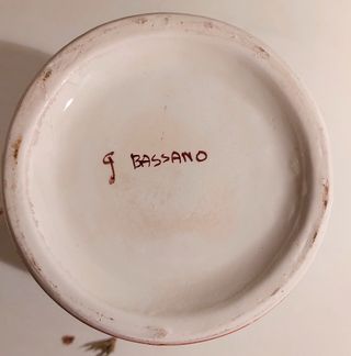 Bricco in ceramica di Bassano vintage