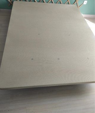 Somier base tapizada colchón cama 150x200
