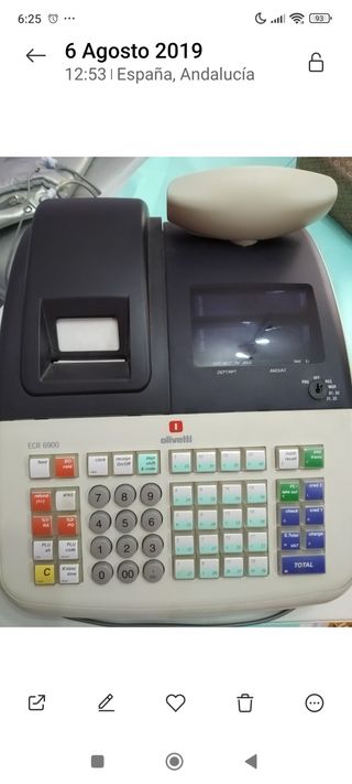 Caja Registradora Olivetti ECR 6900