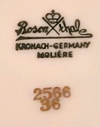 Vaso Rosenthal Moliere H 29cm