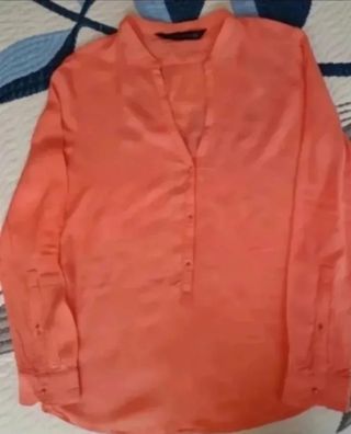 Blusa Zara Talla S/M Naranja
