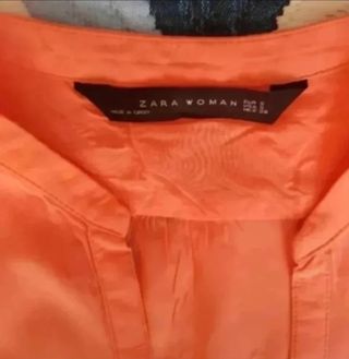 Blusa Zara Talla S/M Naranja
