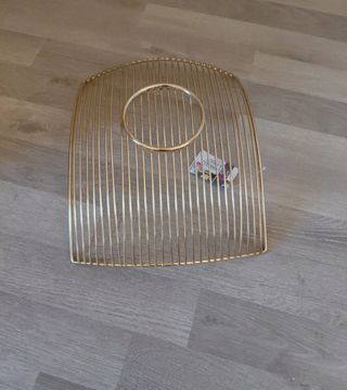Porta frutta design oro