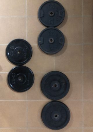 Discos de pesas para mancuernas