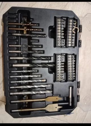 Juego de brocas y puntas para taladro