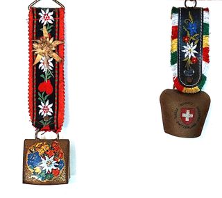 2 campanacci NUOVI decorati vintage