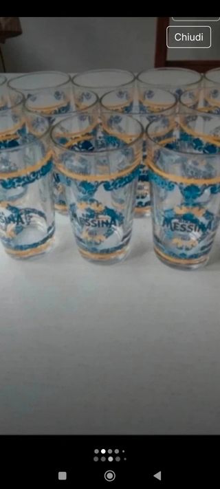 Set 6 Bicchieri Messina Vetro
Totale 12 .Nuovi