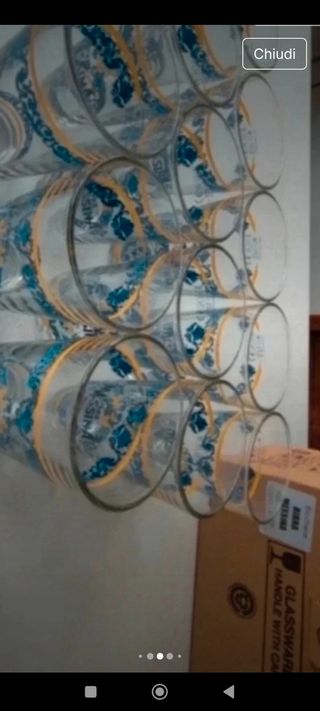 Set 6 Bicchieri Messina Vetro
Totale 12 .Nuovi