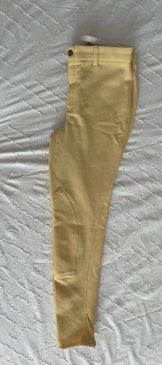 Pantalón de montar amarillo