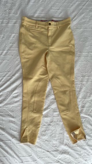 Pantalón de montar amarillo
