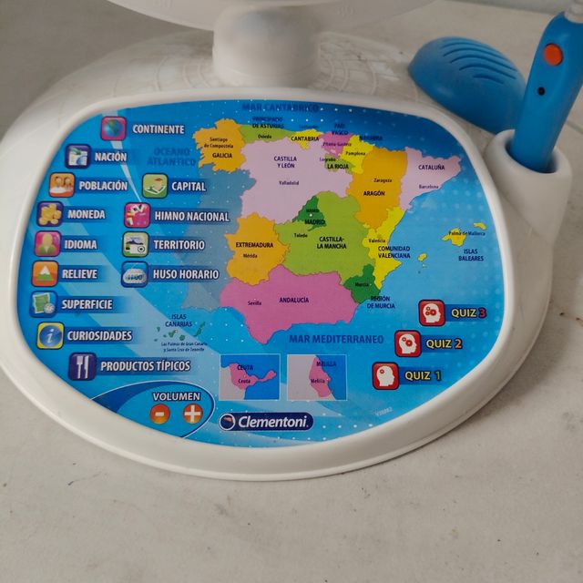 Globo terráqueo educativo