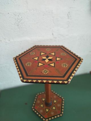 Mesa Taracea exagonal