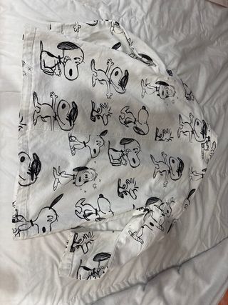 Chaqueta vaquera Snoopy blanca