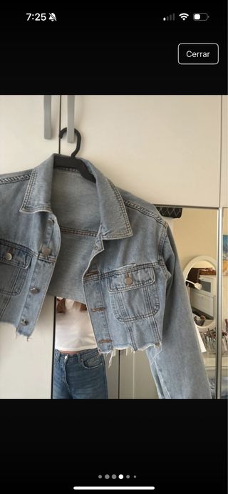 Chaqueta vaquera corta Talla S