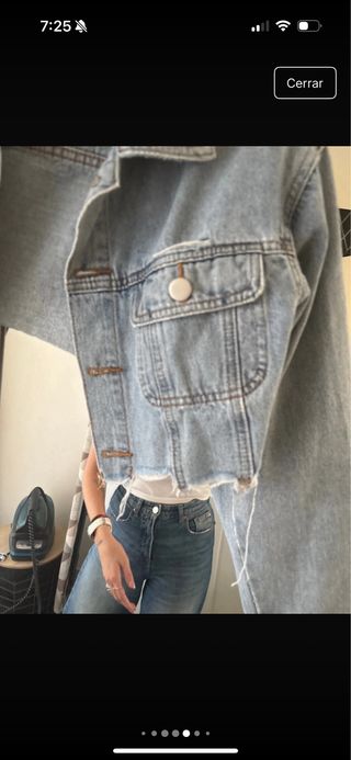 Chaqueta vaquera corta Talla S