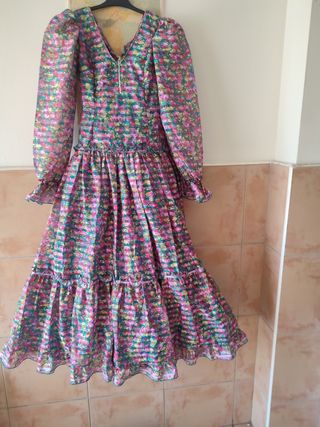 Vestido Flamenca Romera Multicolor