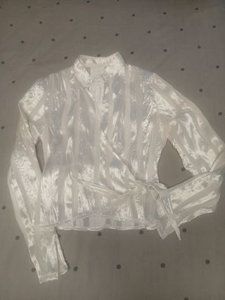 Blusa blanca talla S