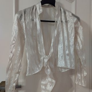 Blusa blanca talla S