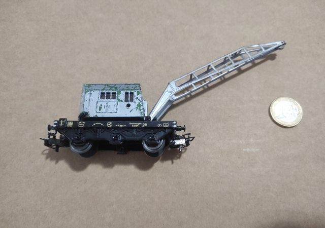 Vagón Grúa Märklin HO