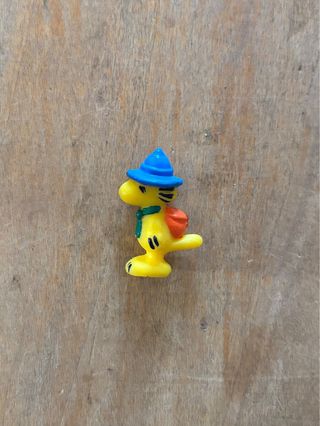 Mini figura goma Woodstock Snoopy