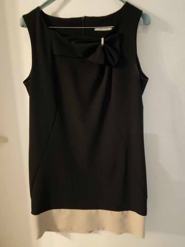 Vestito Key nero con fiocco taglia 46