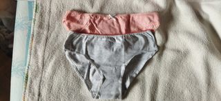 Braguitas niña 11-12 años pack 2