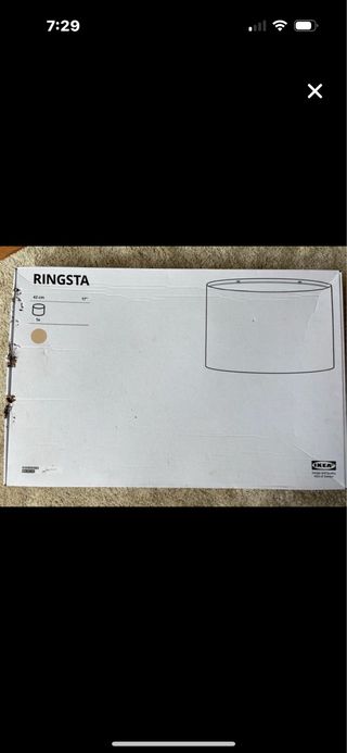 Lámpara RINGSTA IKEA 42cm
