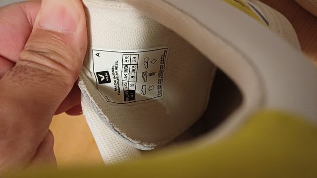 Scarpe Veja V12 Logo Gialle Taglia 41