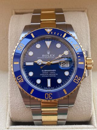 Rolex Submariner Azul y Oro Enero 2023