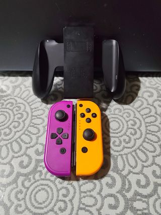 Mandos Joy-Con Para Nintendo Switch Naranja y Mora