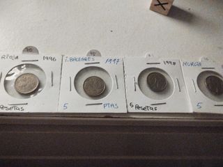 Monedas 5 Pesetas 1996-1998