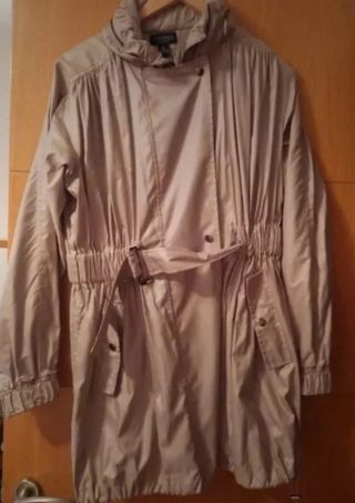 Gabardina fina Sfera beige