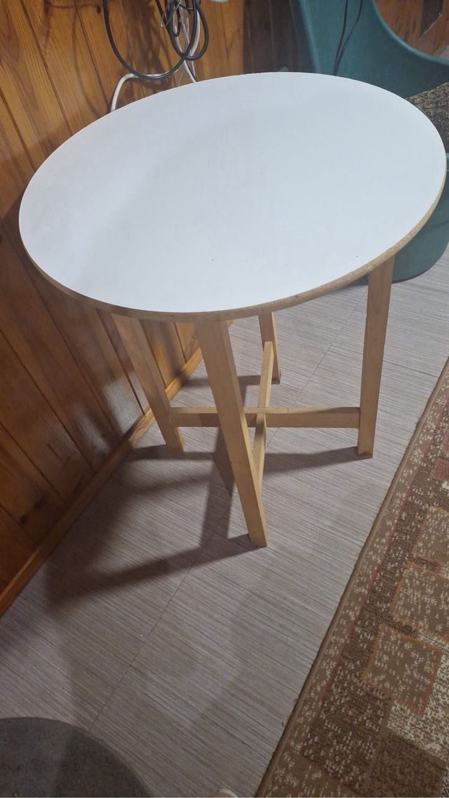 Mesa camilla redonda sin cristal