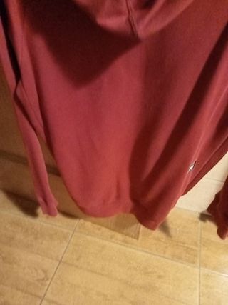 Sudadera Nike Chico Granate con Capucha