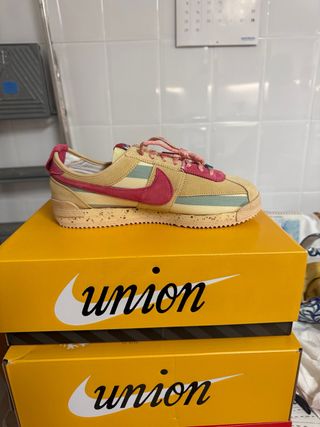 Nike Cortez x Union Beige/Rosa