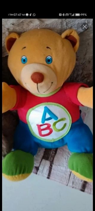 Peluche Orso Parlante e Scimmia