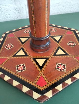 Tavolo esagonale Taracea