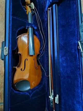 Violín con funda y arco