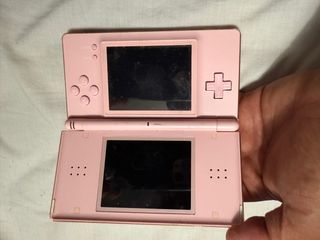 Nintendo DS Lite Rosa botón de encendido roto