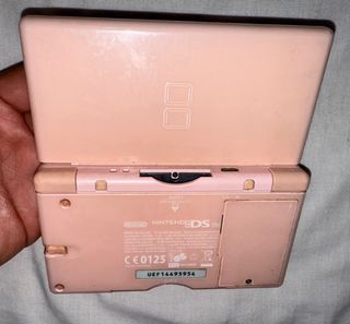 Nintendo DS Lite Rosa botón de encendido roto