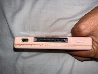 Nintendo DS Lite Rosa botón de encendido roto