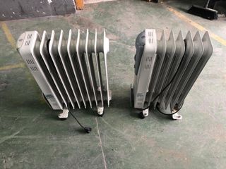 Pareja de radiadores aceite eléctricos