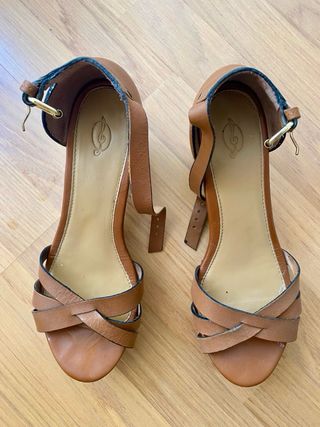 Sandalias plataforma Stradivarius Talla 38 