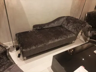 sofa mas 2 sillones con Reposapiés/Puff Terciopel