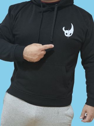 Sudadera Hollow Knight Silksong Negra