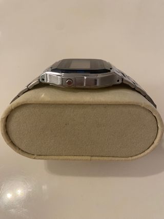 Reloj Casio A163W Plata y Negro .thailand 