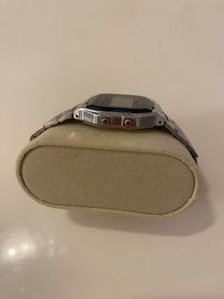 Reloj Casio A163W Plata y Negro .thailand 